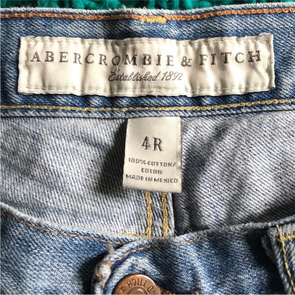 Y2K Abercrombie & Fitch Vintage Distressed Low Rise Erin Jeans 2000s 4R - Picture 10 of 12